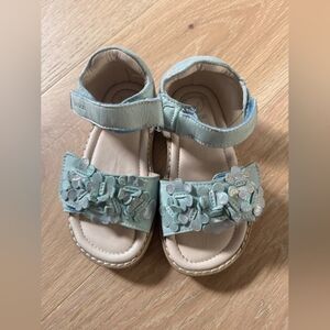 Charming Kids Sandals with Floral Accents